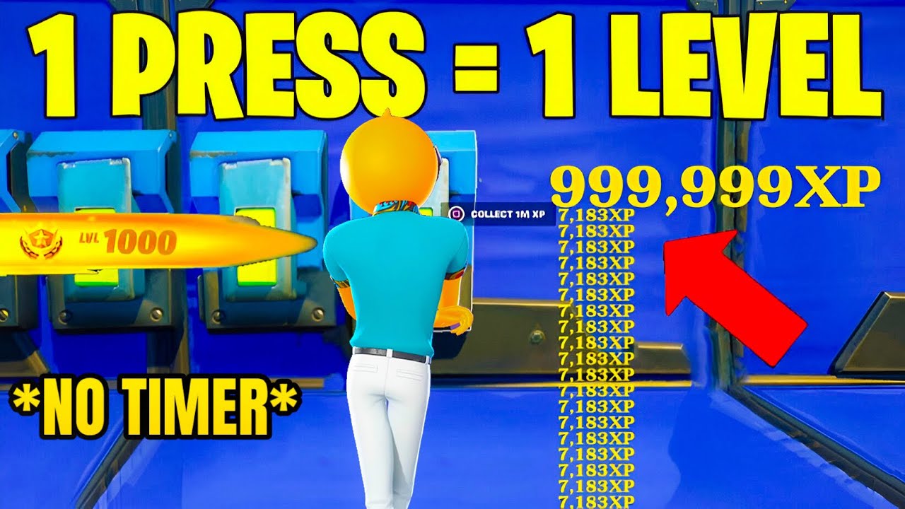 INSANE *EASY* Fortnite *AFK* XP MAP! (950k a Min!) Not Patched! 🤩😱