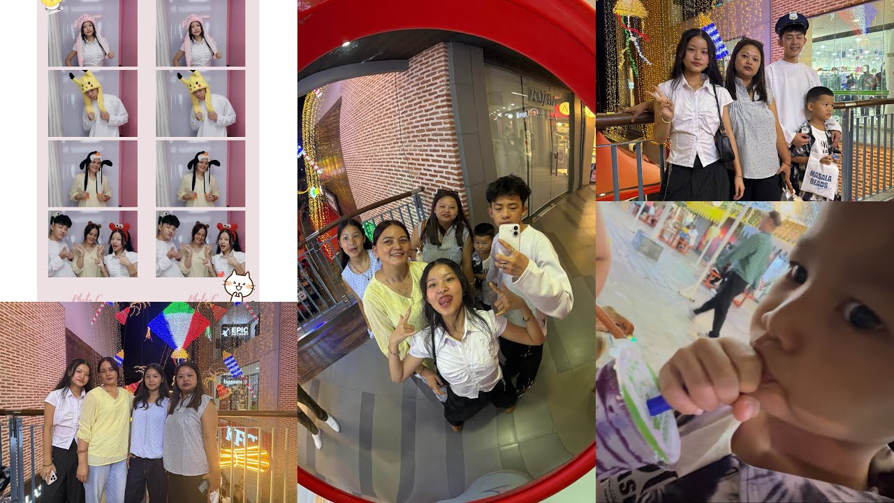 Fulpati ma vanja vanji lai ghumgham garaudai😍|| Labim mall, masala beads, photobhooth🌸|| FUN DAY~