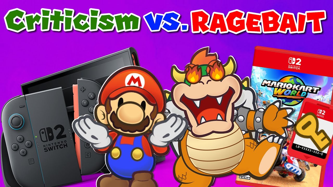 The Difference Between Genuine Nintendo Criticism & Ragebait