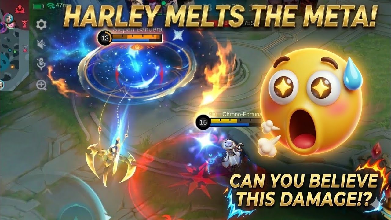 MELTS The Meta 🔥 Insane Burst Damage !! Build Top 1 Global Harley ~ MLBB