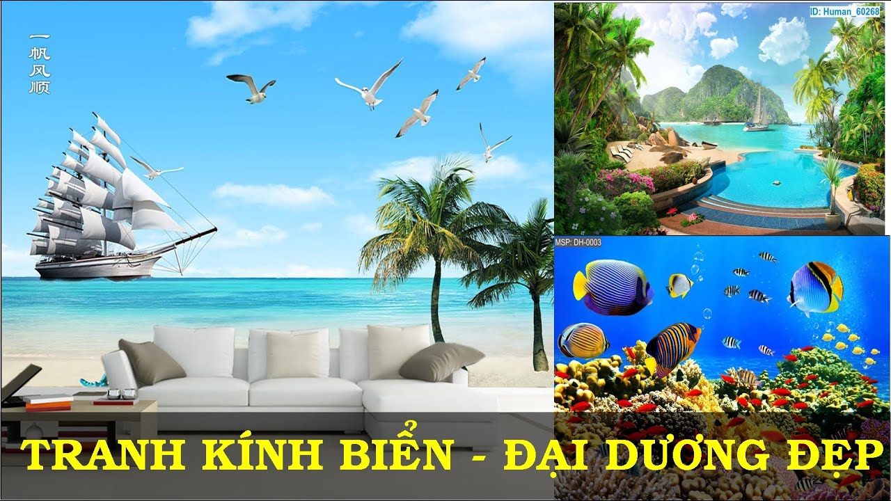 Những bức tranh 3d cảnh biển đẹp nhất | Tranh 3D Nhật Minh