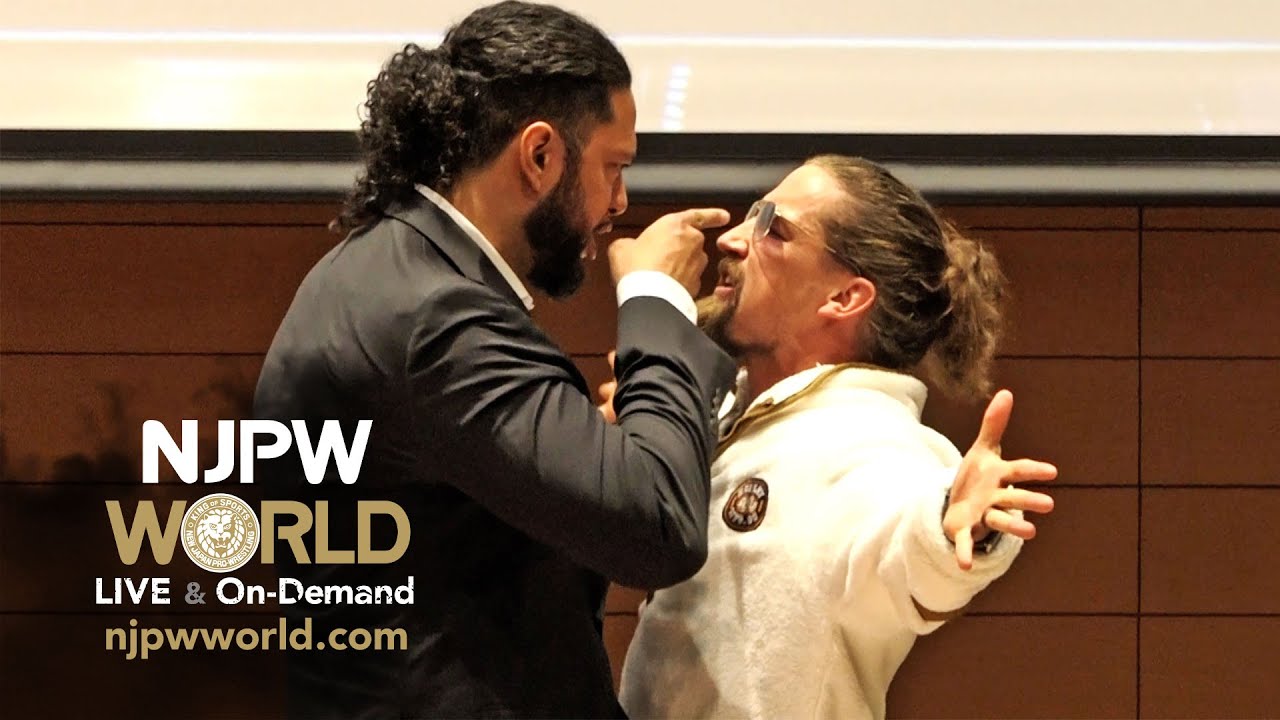 Hikuleo vs Jay White - Loser Leave Japan Match【Feb. 10th #njnbg Press Conference】