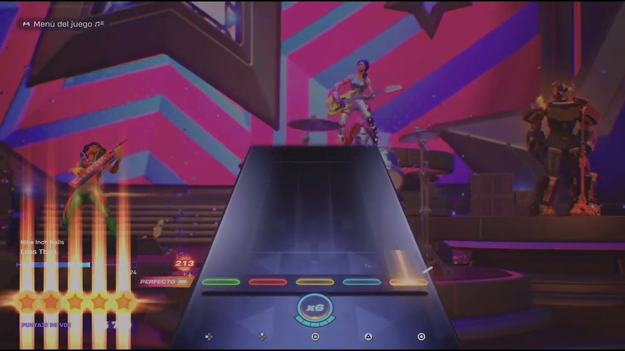 Fortnite Festival - Less Than by Nine Inch Nails - on vocals