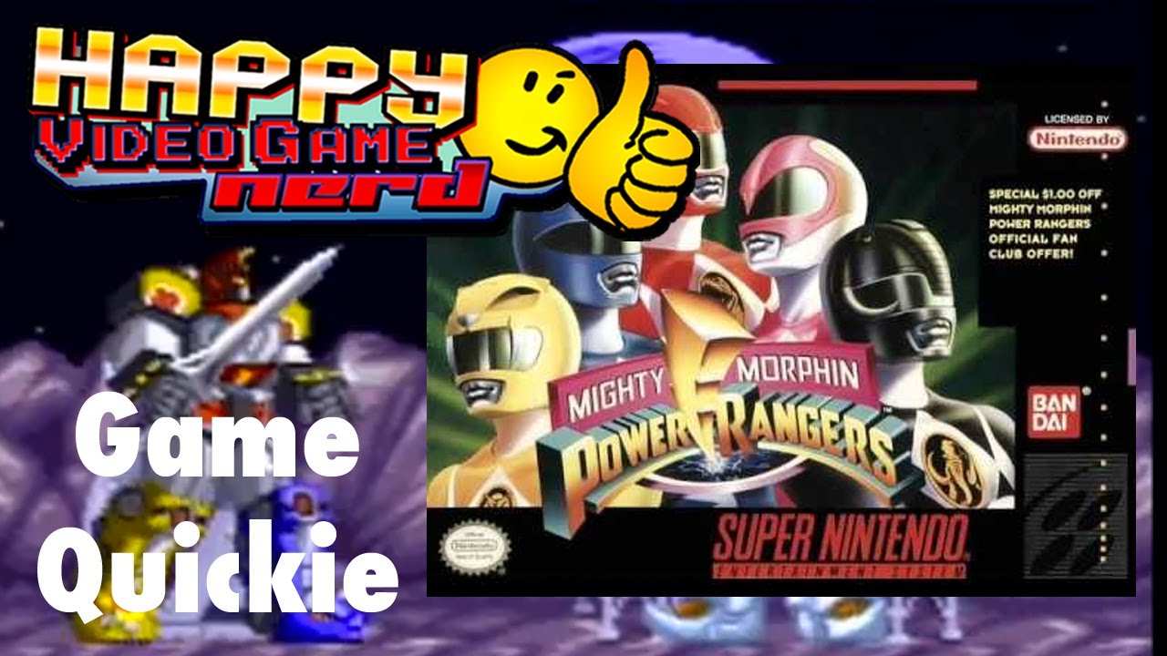 HVGN Game Quickie: Mighty Morphin Power Rangers (SNES)