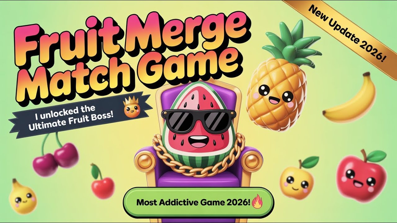 Merging 100 Watermelons to Spawn the SECRET BOSS! 🍉 Fruit Merge #day1