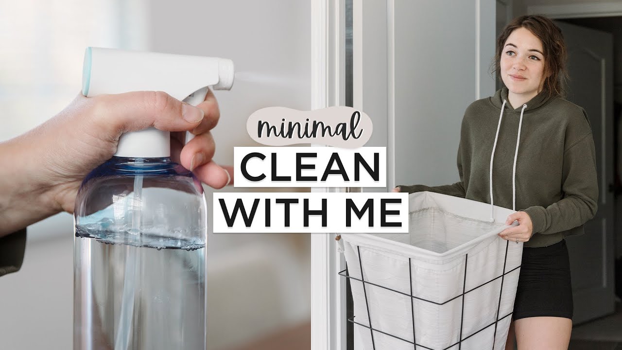 CLEAN WITH ME 🌱 | Cleaning My Minimalist Home + Getting Ready For Company
