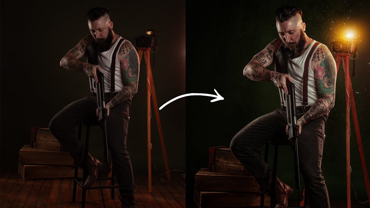 Retoque Fine Art - Fine Art Retouching - Dramatic Portrait