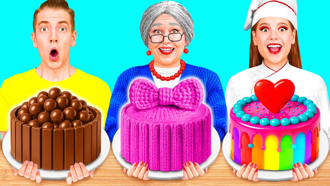 Кулинарный Челлендж: Я против Бабушки | Крутые Трюки с Едой от BooGaGa