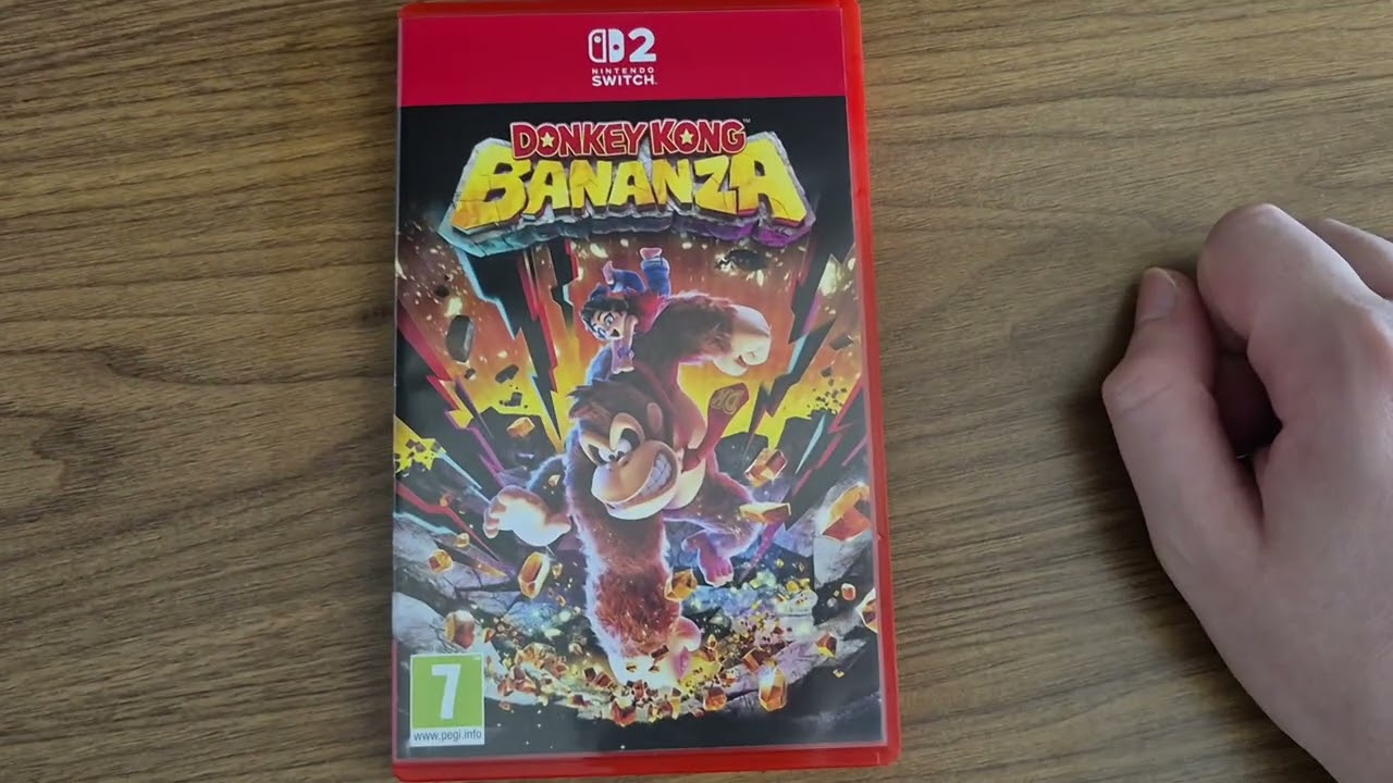 Donkey Kong Bananza unboxing