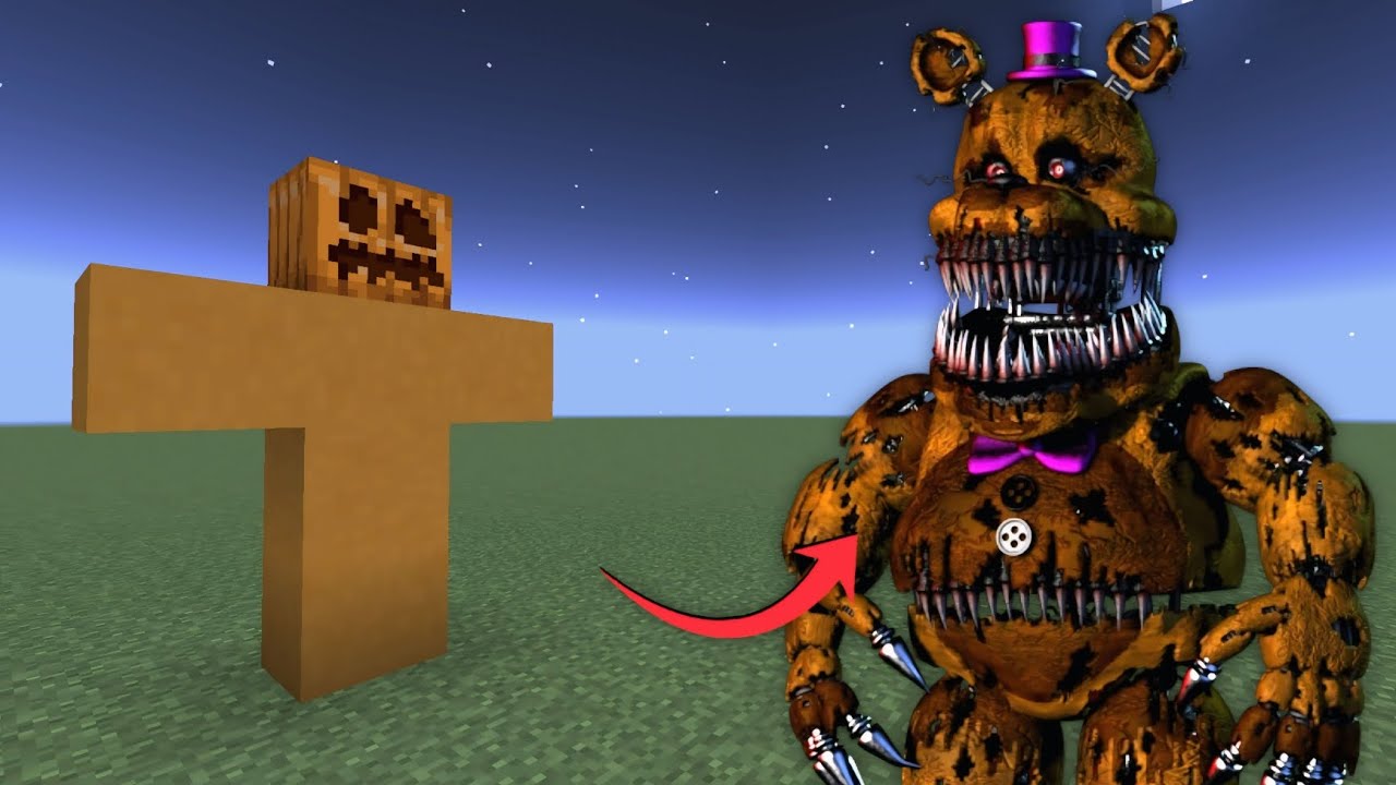 NEW! Five Nights at Freddy's 4 Addon in Minecraft PE 
