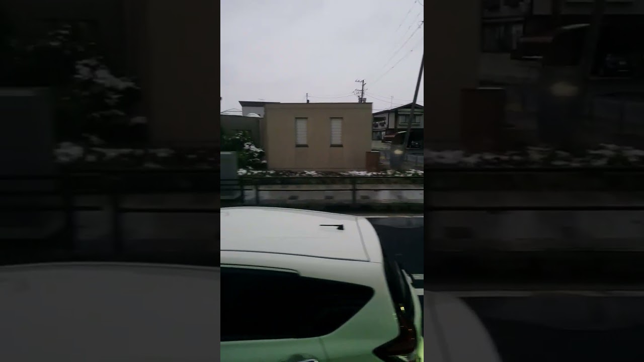 新潟交通高速バス特急新潟駅行き車窓