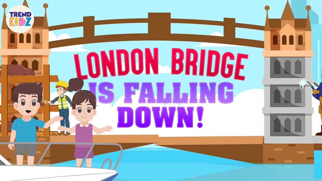London Bridge is Falling Down 🌉🎶 | Classic Nursery Rhyme for Kids | Trend Kidz