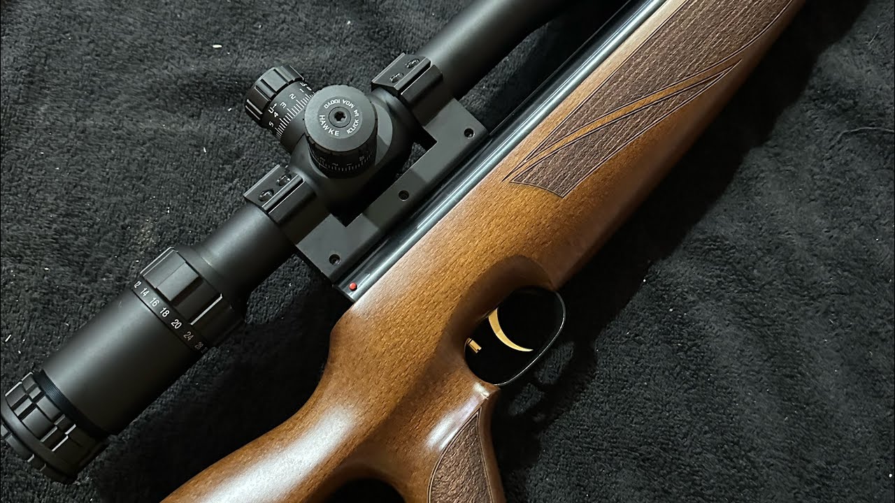 Weihrauch HW97KT- gets a Hawke Sidewinder 8x32x56 scope