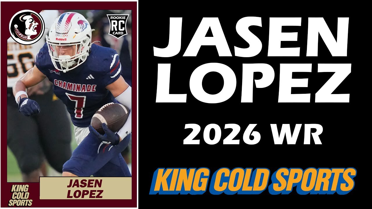 Jasen Lopez (2026 WR) Junior Year Highlight Tape Evaluation
