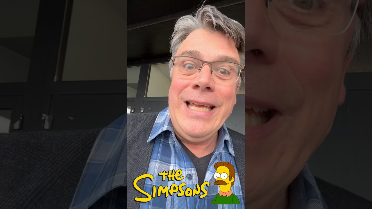 Peter trifft Claus-Peter Damitz (Ned Flanders in The Simpsons) #synchronsprecher #peterflechtner