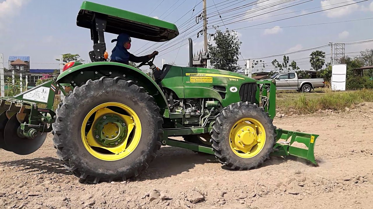 รีวิว JOHN DEERE 5090 E TTRACTOR แกะกล่องมาใหม่ มือใหม่ ปรับที่ EP.4086