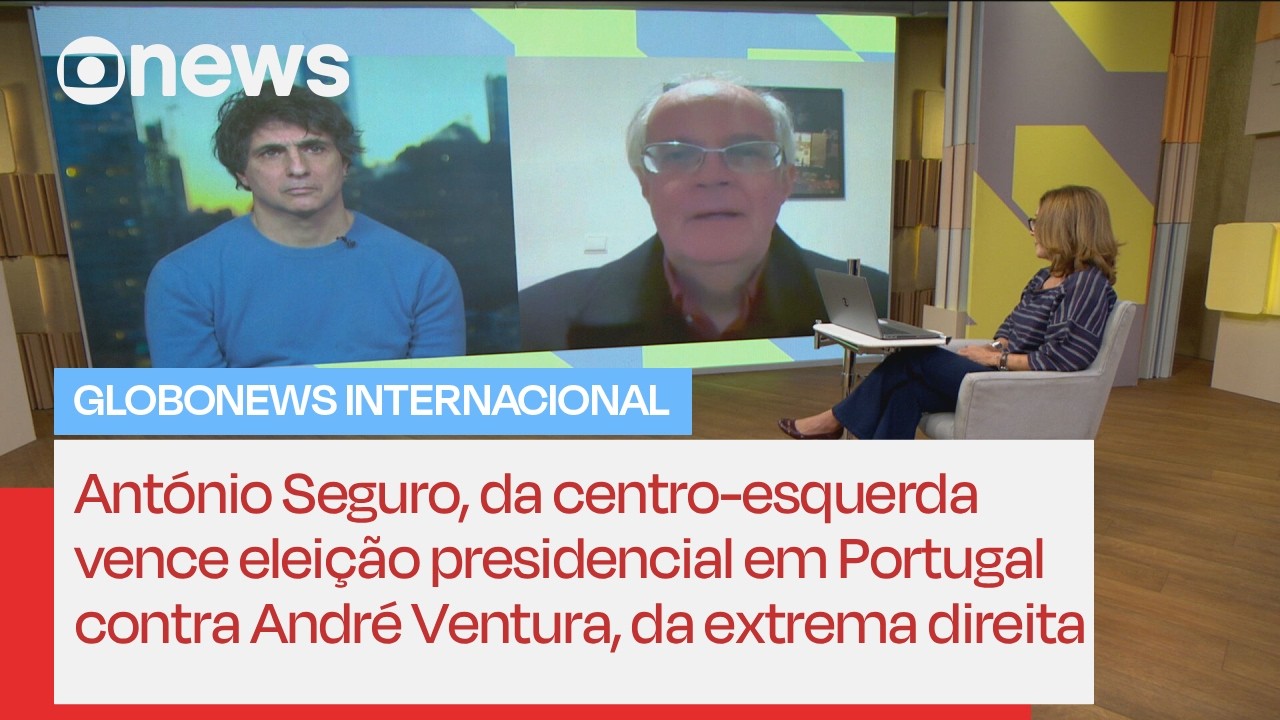 Eleitores portugueses rejeitam André Ventura e elegem António Seguro | GloboNews Internacional