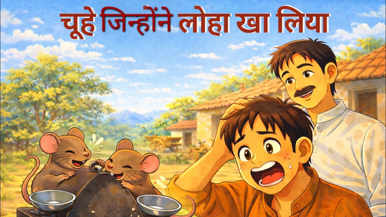 ⚖️🐀 चूहे जिन्होंने लोहा खा लिया | पंचतंत्र की कहानियाँ| Panchatantra Story| Bedtime Story| Moral Lok