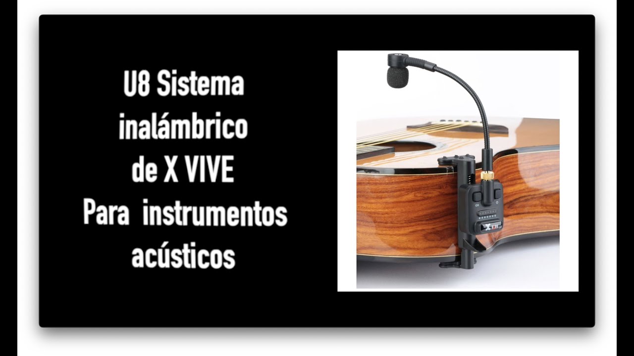 SISTEMA INAL&Aacute;MBRICO U8 de XVIVE para instrumentos ac&uacute;sticos