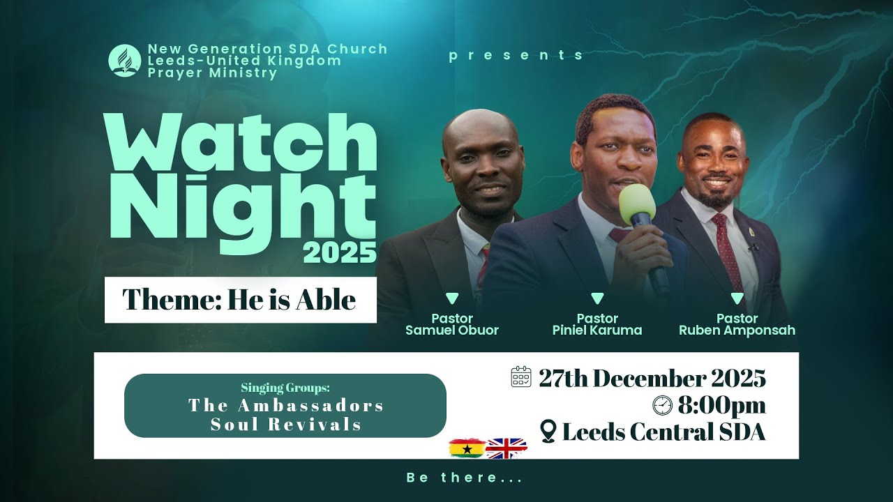 Leeds New Generation SDA Church Service | Watch Night Pt.4