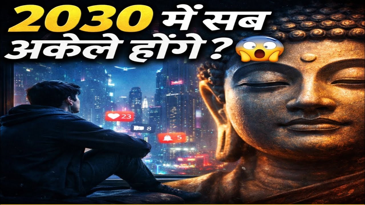 2030 का डरावना सच – इंसान अकेला रह जाएगा? #GautamBuddha #BuddhaTeachings #2030Future MotivationHindi