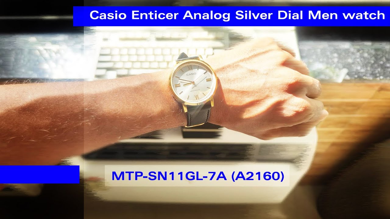 Casio Enticer Analog Silver Dial Men watch I Unboxing I Box content