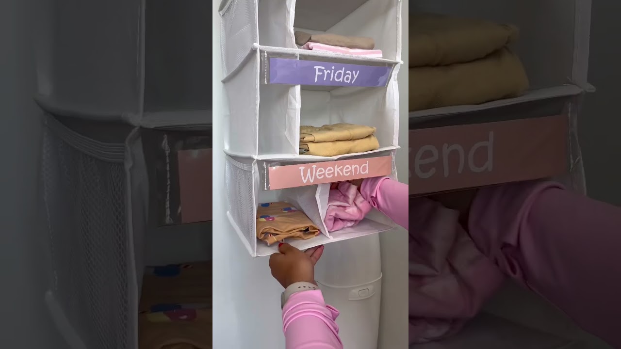 Mom hack: Clothes Organization🧺✨