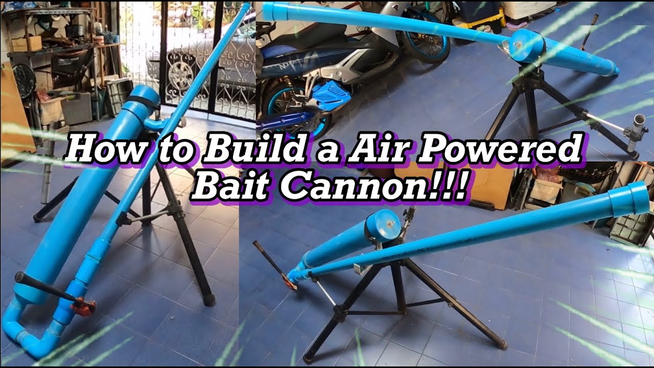 How to Built a Easy Air Powered Bait Cannon!!!