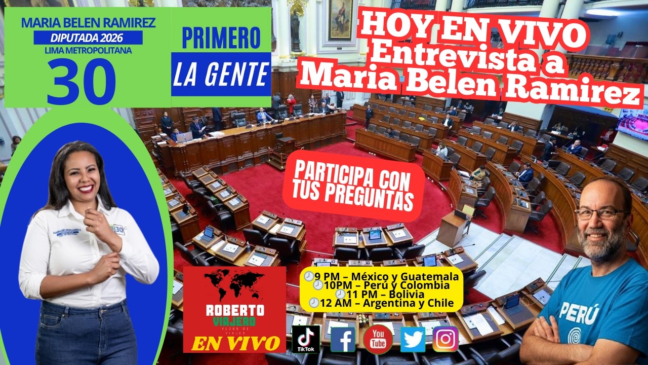 Entrevista a Belen Ramirez de Primero la Gente diputada #30 por Lima