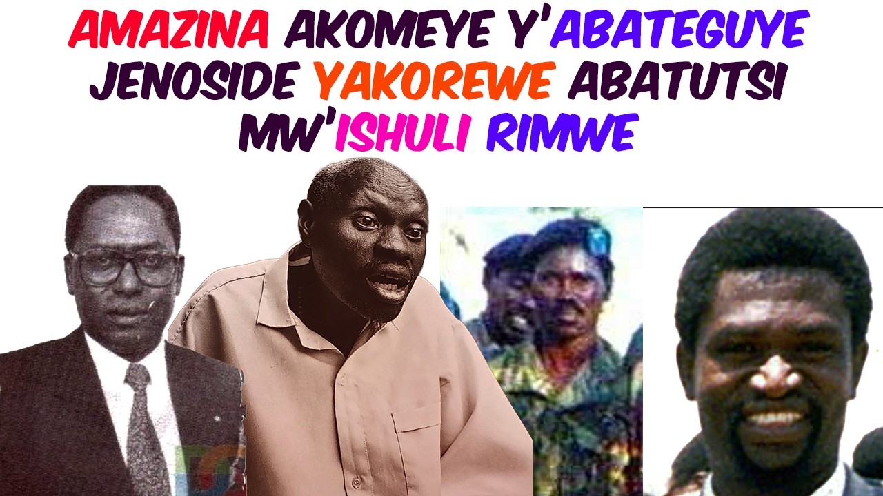 BYAGENZE Bite Ngo Abanyeshuli 20 BAHURIRE Muri St ANDRE Nyuma Yaho BAHUZWE No Gukora JENOSIDE Yakore