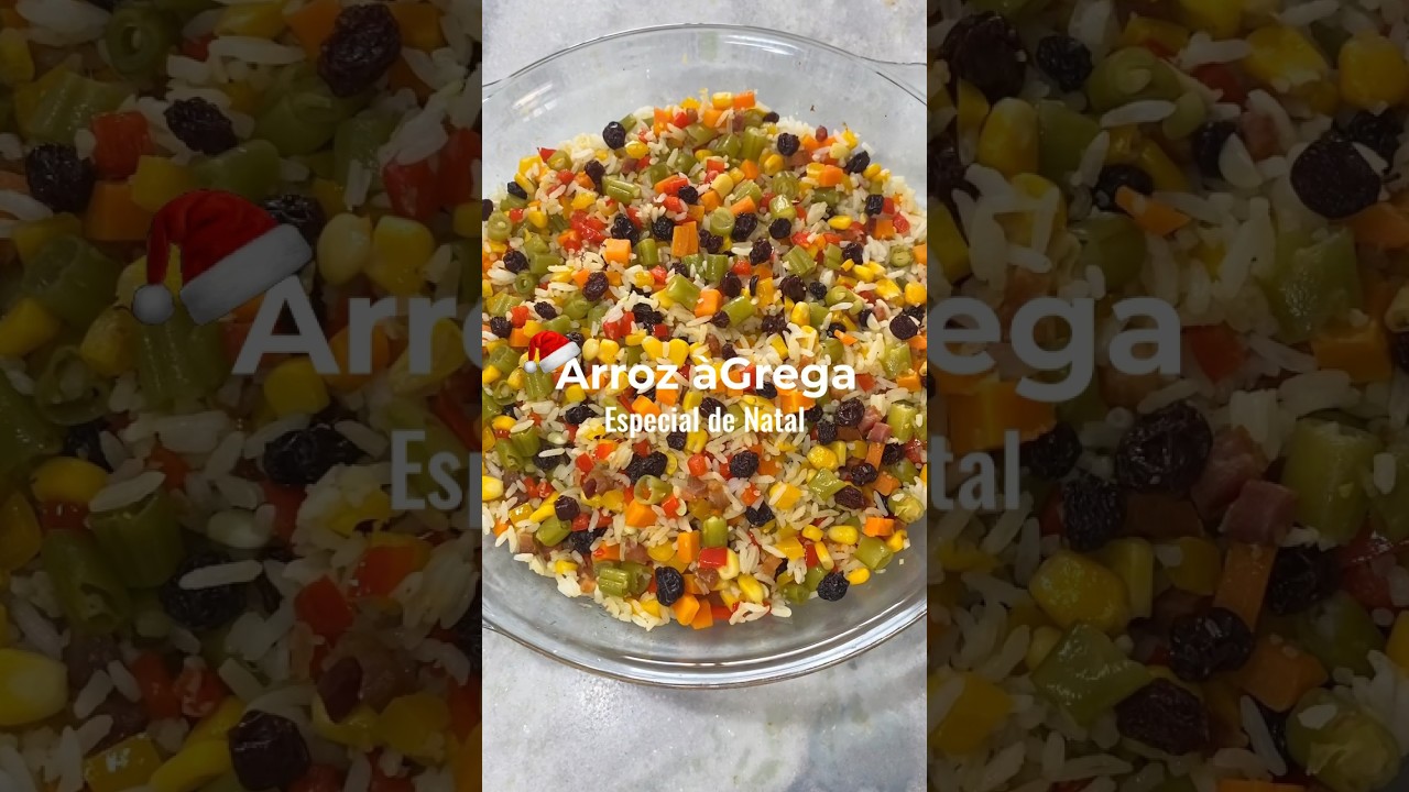 Receitas de Natal | Arroz &agrave; Grega Especial de Natal