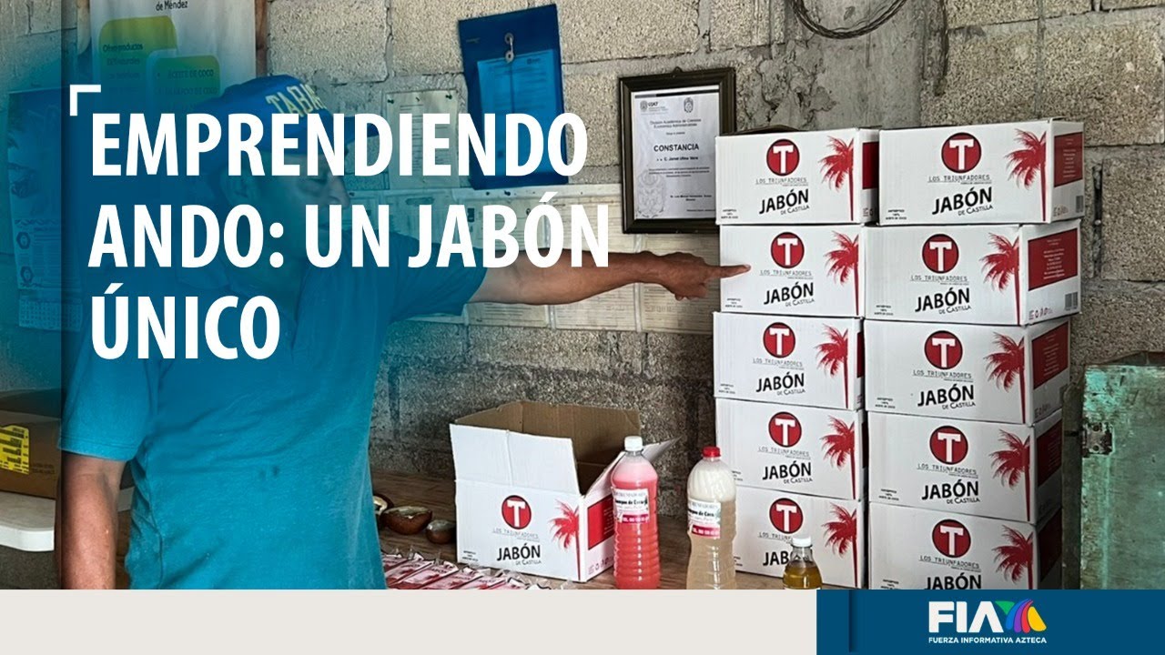 #EMPRENDIENDOANDO |  La fórmula de un jabón de castilla único a base de aceite de coco