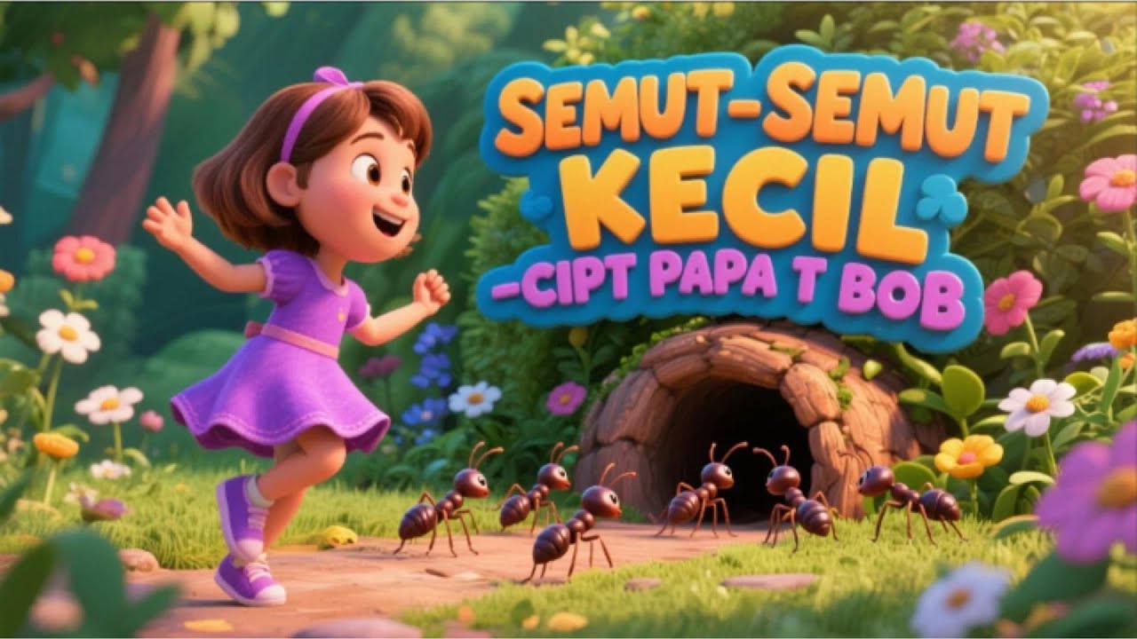 🐜 Semut-Semut Kecil &ndash; Lagu Anak Ciptaan Papa T. Bob | Lagu Ceria & Edukatif Untuk Anak 🌈