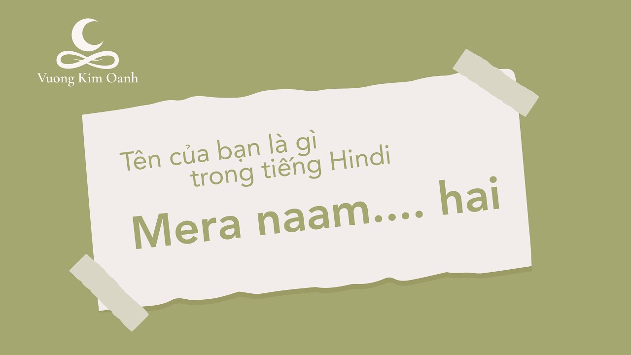 Học chào hỏi trong tiếng Ấn Độ Hindi| Namaste Kim Yoga