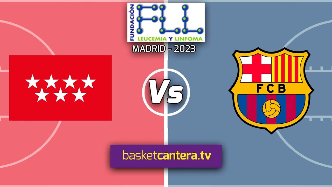 U15M.  SELEC. MADRID SUB-14  vs FC BARCELONA. Torneo Sub15 de la FLL 2023