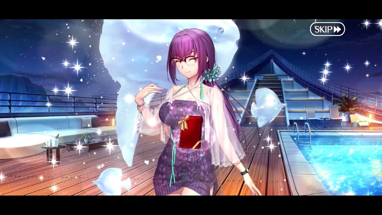 【FGO】水着スカサハ=スカディ フルボイス版バレンタインイベント ミニシナリオ「ブルー・ルルハワ味かき氷」【Fate/Grand Order】
