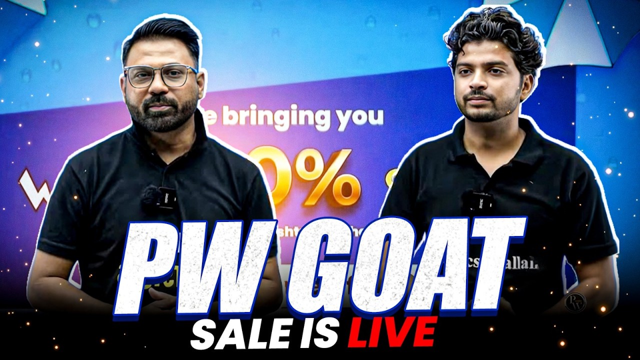 🔥PW GOAT Sale is Live | Biggest Offers On All Batches of Maharashtra 🎉 #staytuned