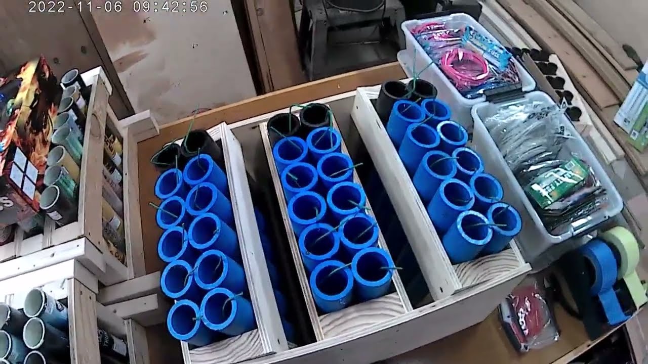 36 Shot Rack - SFX Artillery Ball Shells (18) Dominator Double Break (12) Cannister shells (6)