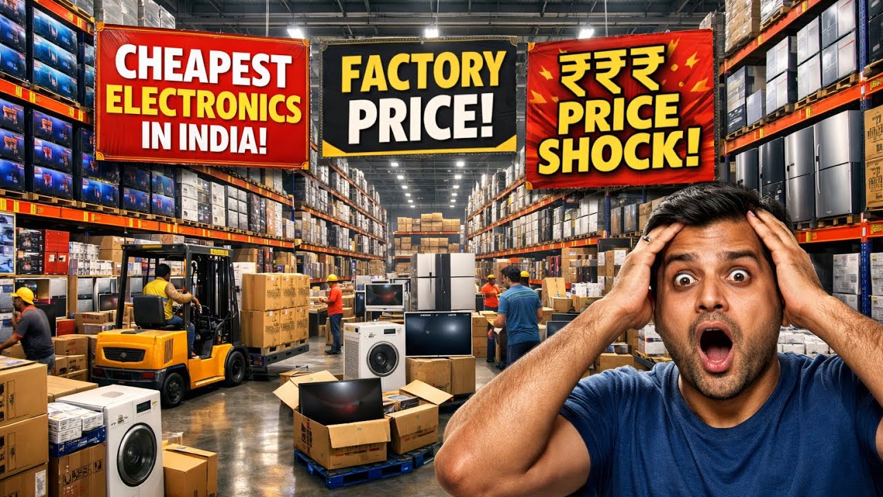 MRP से 90%Off sale Online से भी सस्ता Electronic Warehouse | Led TV, Split Ac, Window AC, Fridge, WM