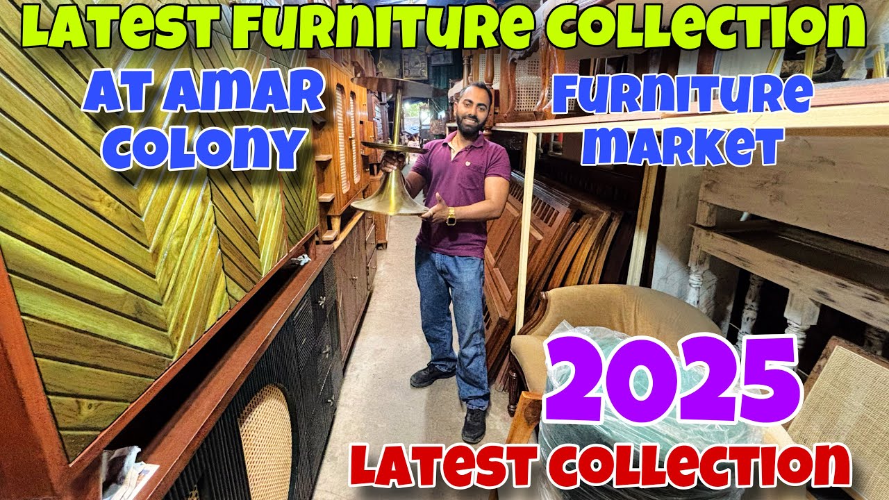 Latest Furniture Collection at Amar Colony Furniture Market, Delhi | Best Deals #furniture #interior