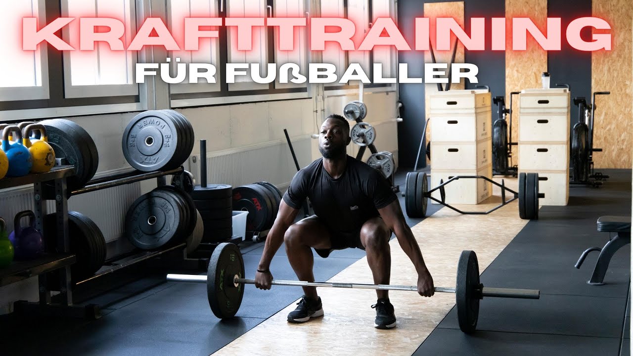 Krafttraining für FUßBALLER im Fitnessstudio