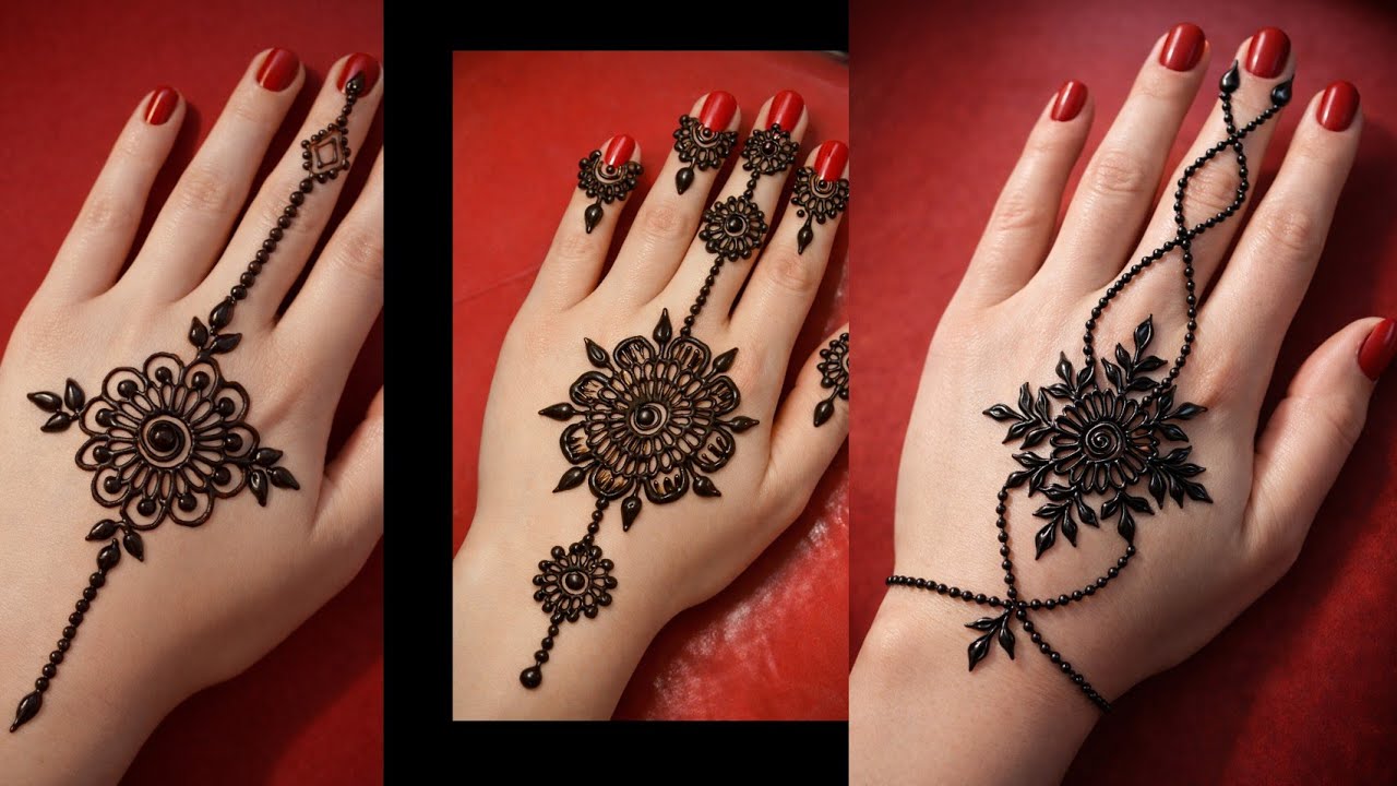 Back Hand Finger Mehandi designs.....#viralvideo#bridalmehandi#simplemehandhi #trendingmehandhi