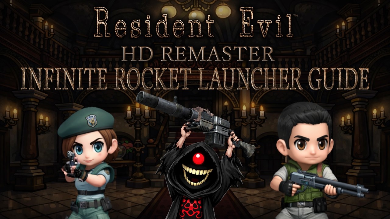 Resident Evil HD Remaster - Easy to follow Infinite Rocket Launcher Walkthrough.