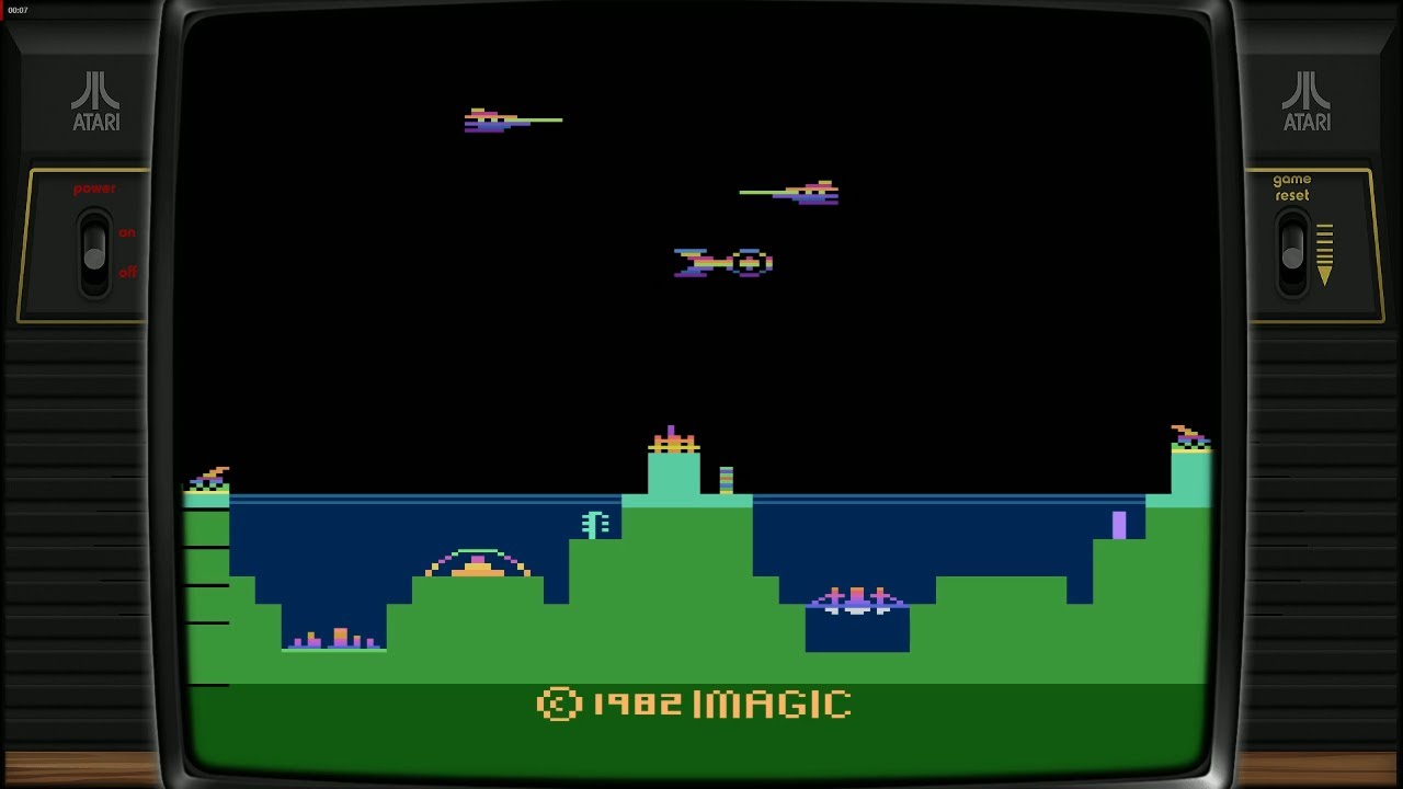 Atlantis (Atari 2600) &ndash; Classic Fixed Shooter Gameplay | Defend the Lost City from the Gorgon Fleet