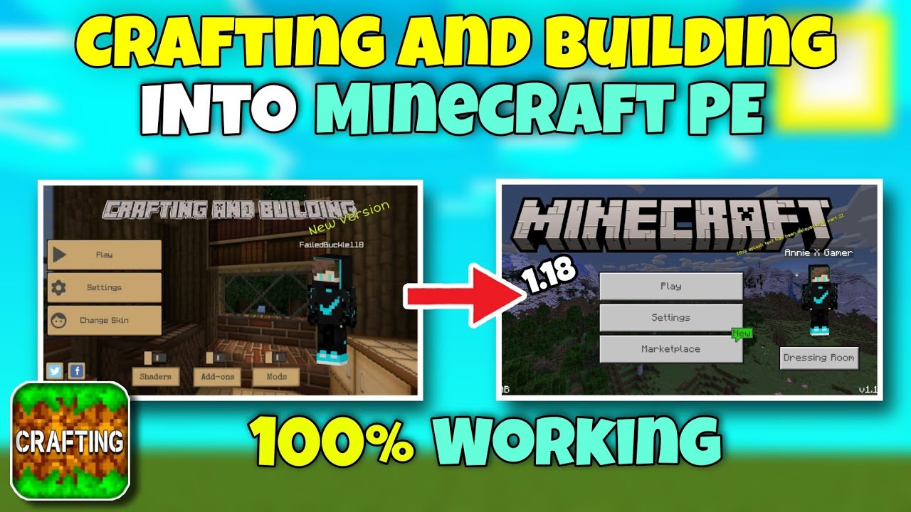 How To Convert Crafting And Building Into Minecraft Pe | CAB Into MCPE | Without Zarchiver
