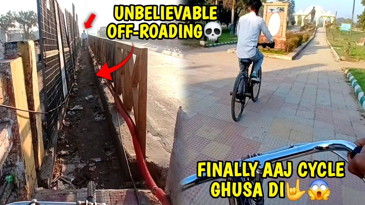 Unbelievable OFF-ROADING 🤯 NO.1 Park Ma Cycle Fhusa Di 🤫 Shiva Ji Stadium Tour