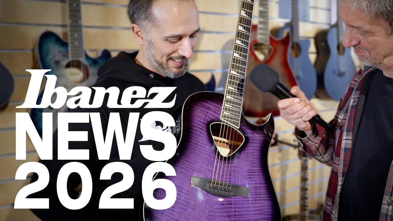 Ibanez Neuheiten 2026 Akustikgitarren