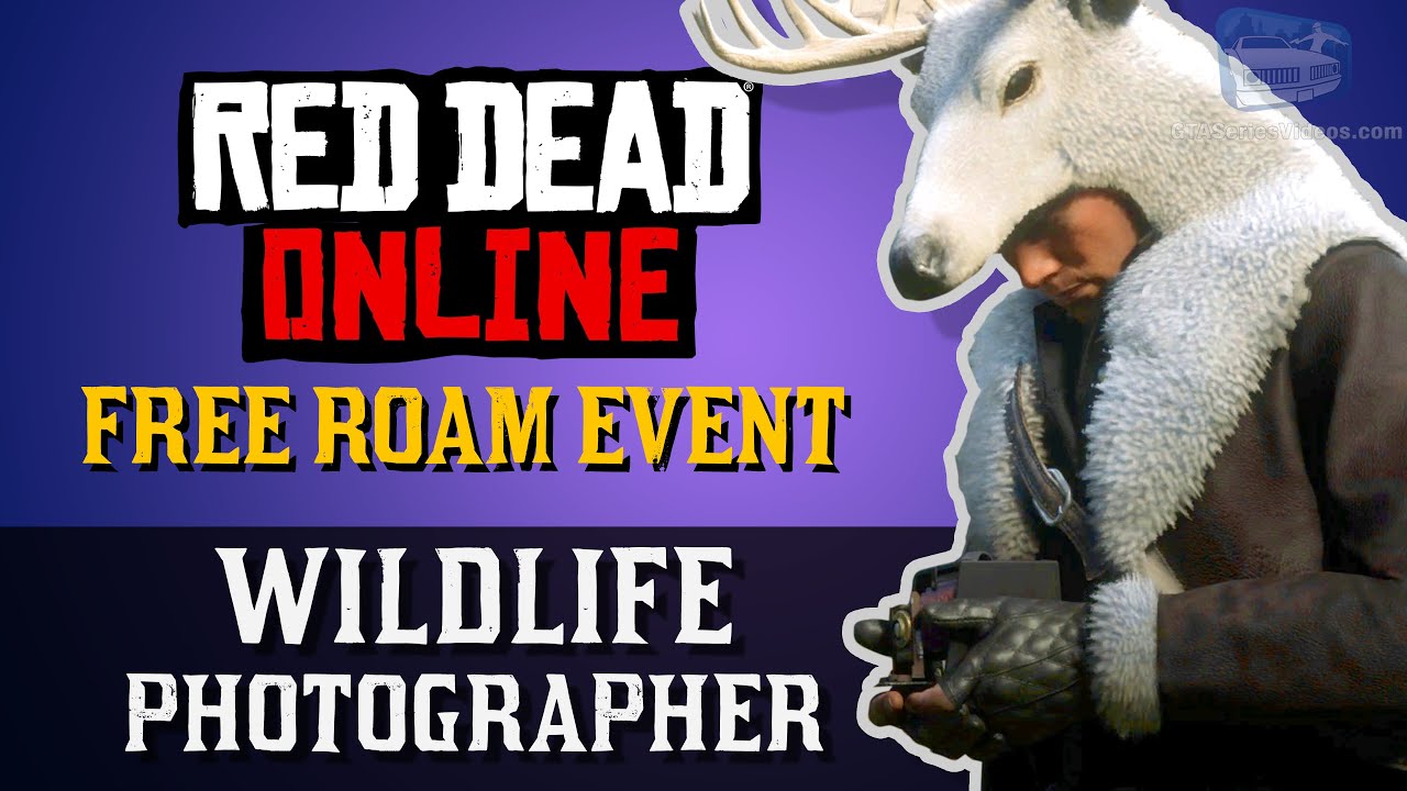 Red Dead Online - Free Roam Event: Wildlife Photographer [Naturalist Role]