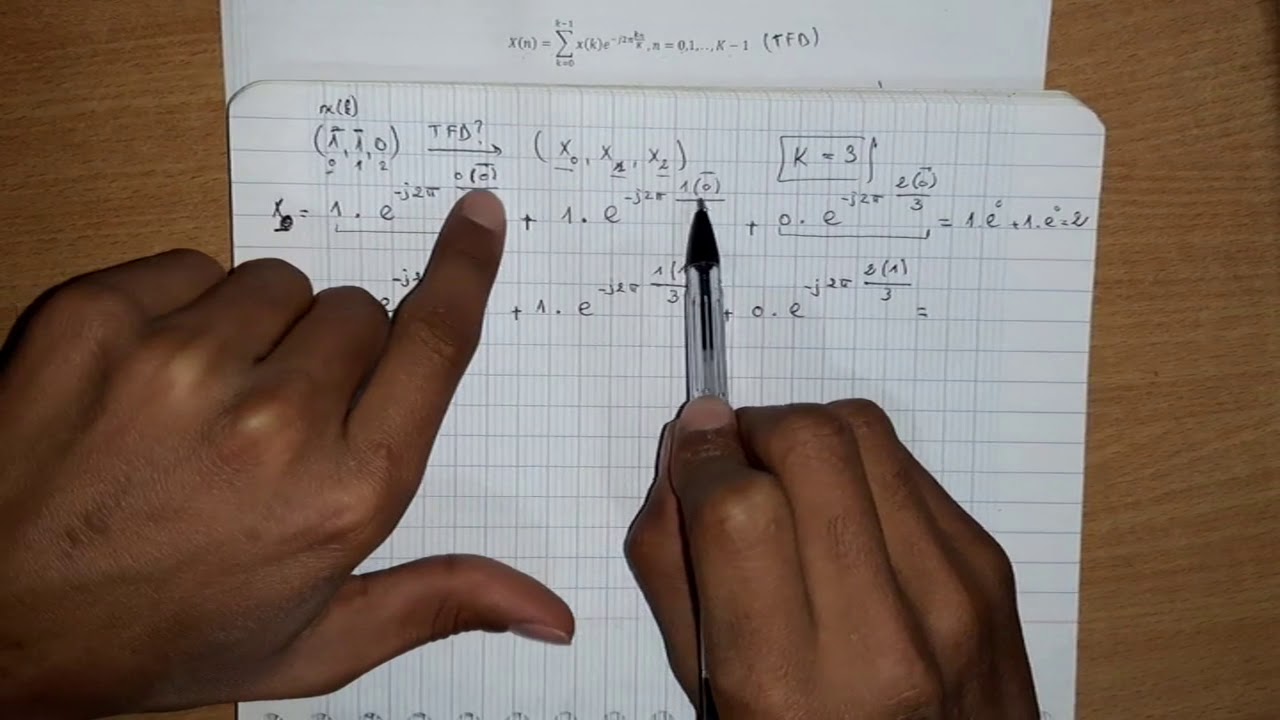 Transformation de fourier discrète
