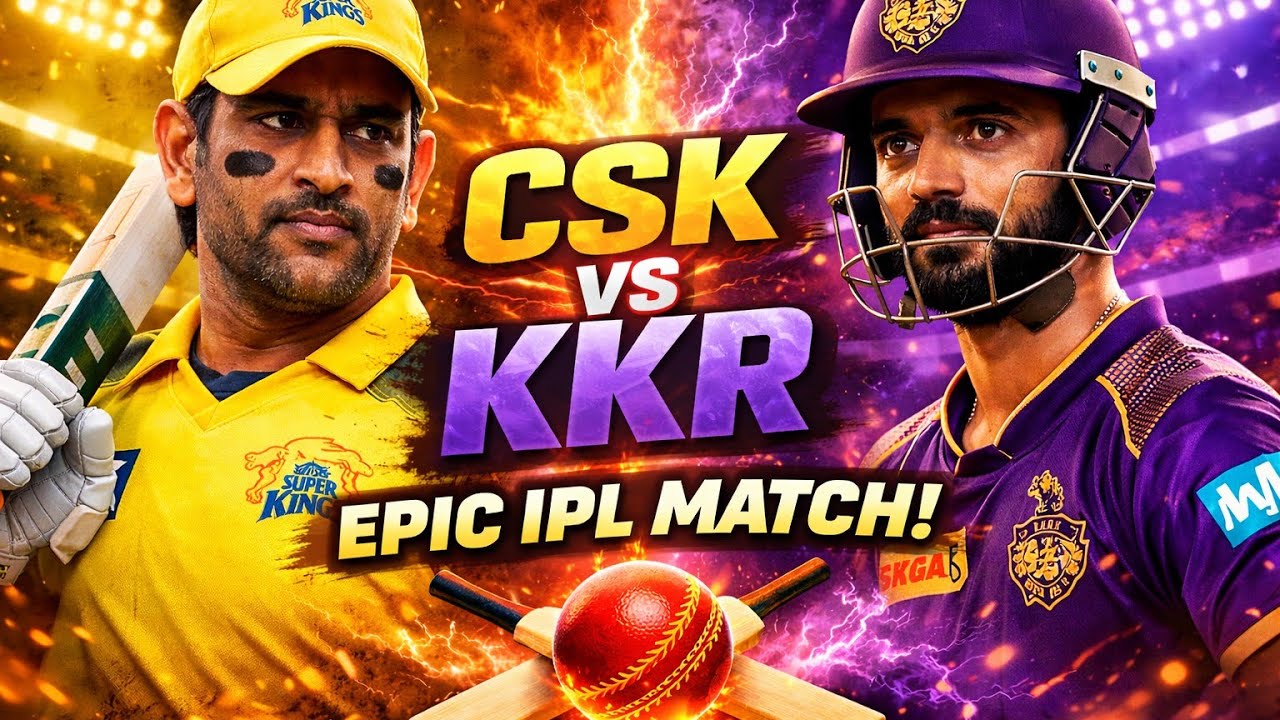CSK vs KKR 🔥Part 1| Thrilling IPL Match | Cricket 26 Gameplay